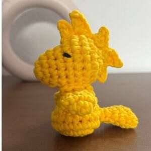 *Pre-Made Plushie* The Woobles Peanuts Woodstock Crochet Cartoon Character